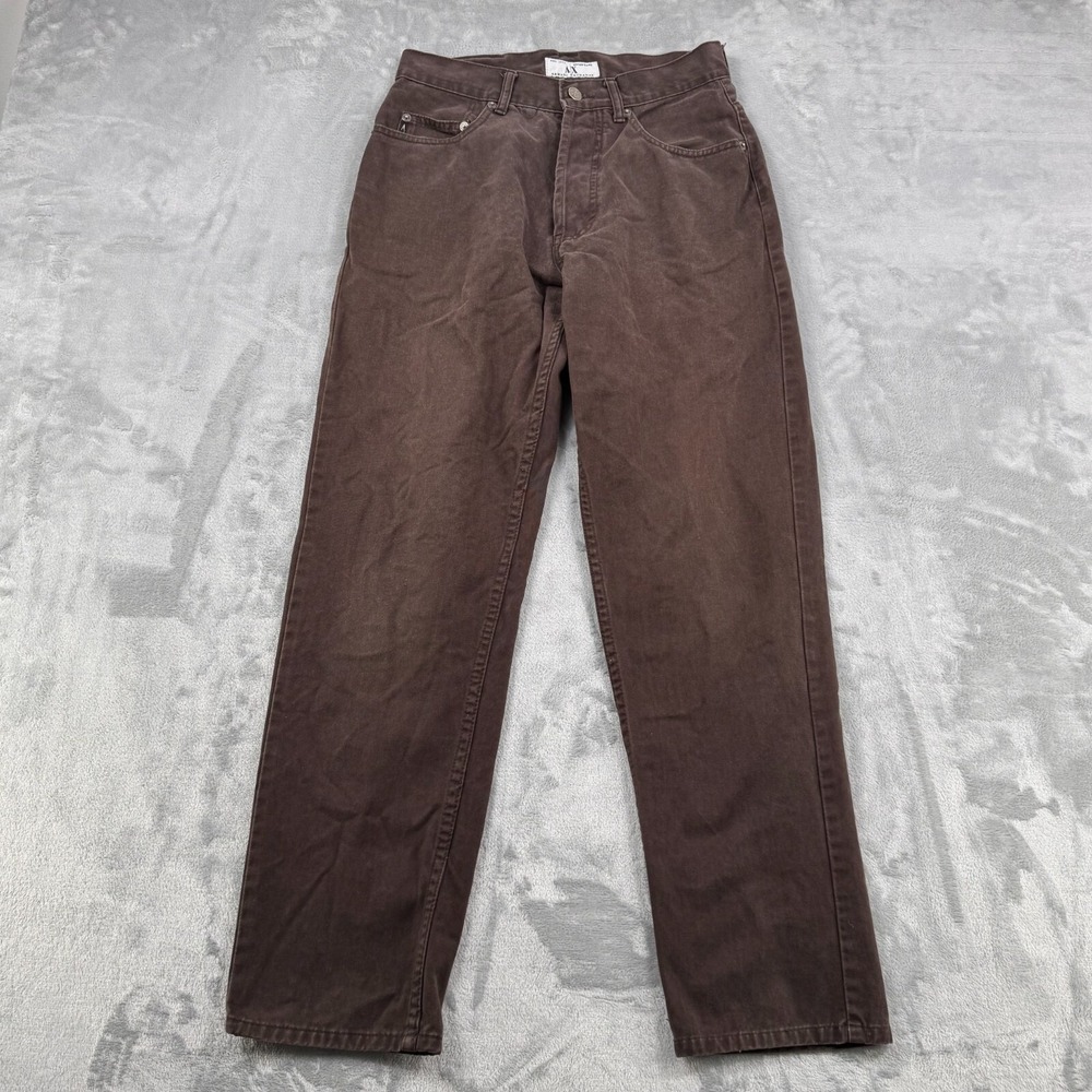 Armani Exchange A|X Jeans‎ Mens 30 Brown Regular Straight Fit Cotton